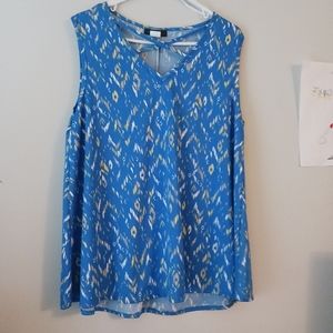 1X American City Wear Sleeveless Blouse